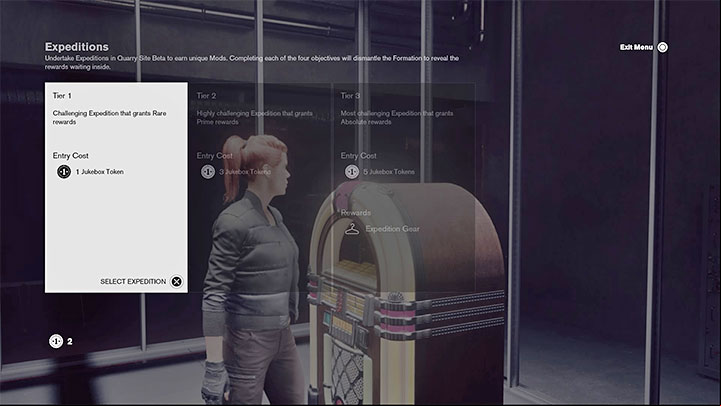 Interact with the jukebox to see a selection window - Control: Expeditions - guide and walkthrough - Secrets - Control Guide
