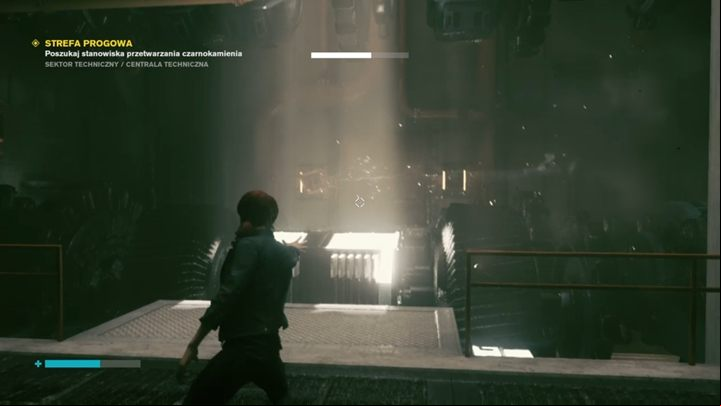 Go up to the top of the room - in case of problems, remove the batteries to stop the turbines - Control: Threshold - walkthrough - Main Quests - Control Guide