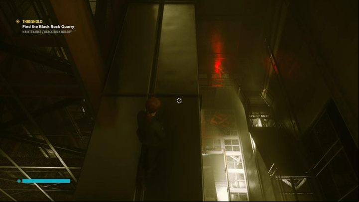 As it turns out, the elevator is disabled, and you need to go down on foot - Control: Threshold - walkthrough - Main Quests - Control Guide