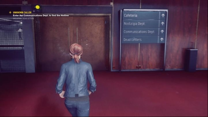 Your task now is to reach the Communications Dept - Control: Unknown Caller - walkthrough - Main Quests - Control Guide