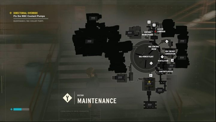 During a break from completing the main mission of the story, it is worthwhile to go to the Access Corridor room, where you can find A Good Defense side task - Control: Directorial Override - walkthrough - Main Quests - Control Guide