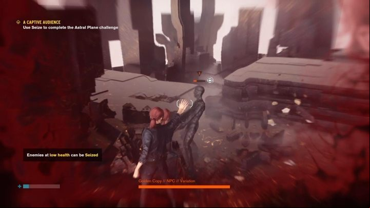 Enter the unlocked area and interact with the object - Control: A Captive Audience - walkthrough - Side Quests - Control Guide