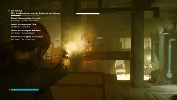 Another sought character, Cho, is in Ventilation in the Maintenance - Control: Old Friends - walkthrough - Side Quests - Control Guide