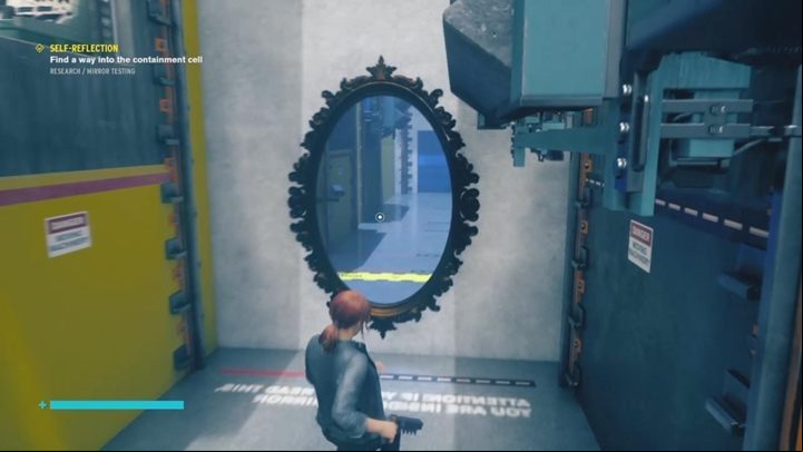The screenshot above shows the correct order of windows/doors in the chamber - Control: Self-Reflection - walkthrough - Side Quests - Control Guide