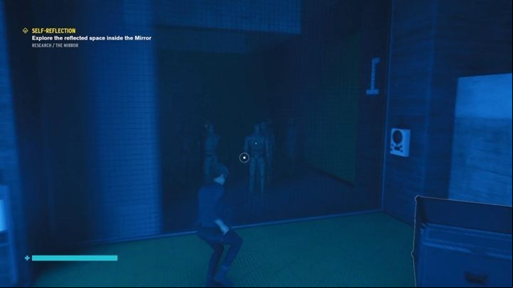 Procced to a few mirrors with found on the other side of the area - Control: Self-Reflection - walkthrough - Side Quests - Control Guide