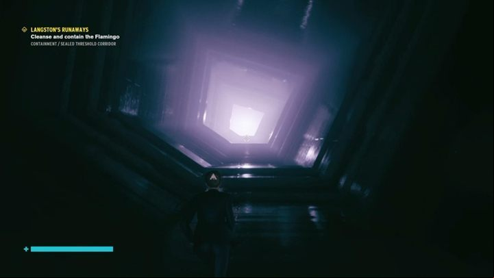 Travel to Sealed Threshold Corridor in the Containment - Control: Langstons Runaways - walkthrough - Side Quests - Control Guide