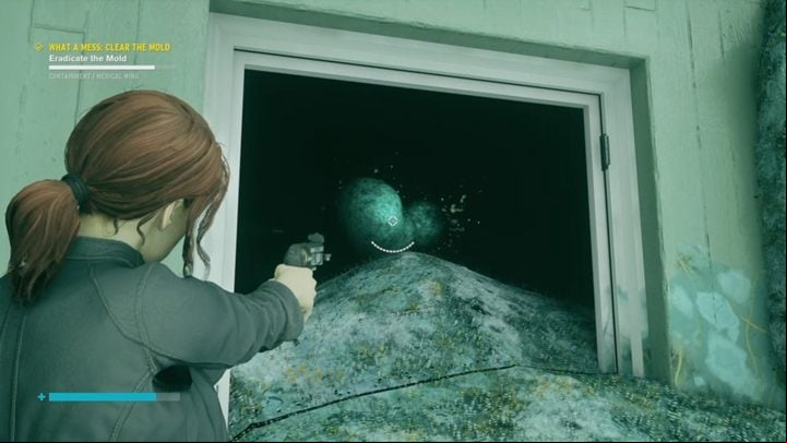 The last targeted mold is the most difficult to find - Control: What a Mess Clear the Mold - walkthrough - Side Quests - Control Guide