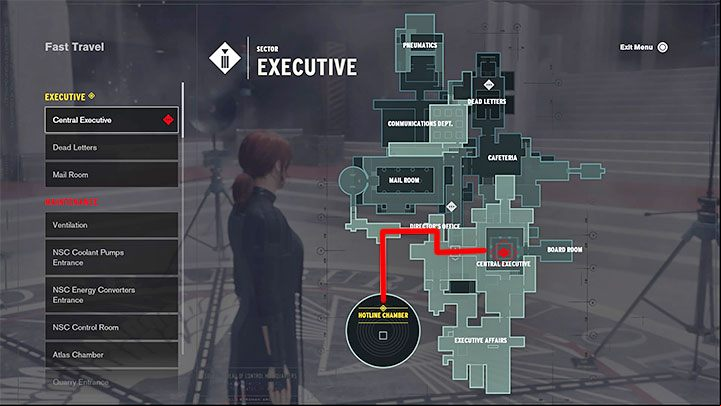 The conversation with the Board takes place in the Hotline Chamber which is located in the Executive Sector - Control: The Foundation - walkthrough - Walkthrough - Control Guide