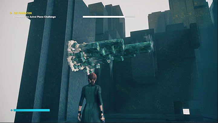 By touching the left wall you will select the Shape power - Control: The Foundation - walkthrough - Walkthrough - Control Guide
