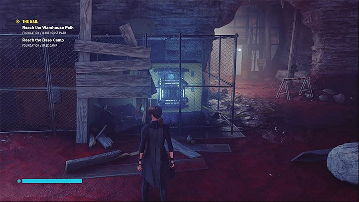 Continue until you reach the Warehouse Path location - Control: The Nail, Warehouse and Collapsed Department - walkthrough - Walkthrough - Control Guide