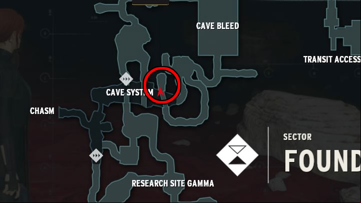 You can only get to the secret location once you unlock the Shatter power as part of the Nail main mission - Control The Foundation: Hidden places - secrets - Secrets - Control Guide