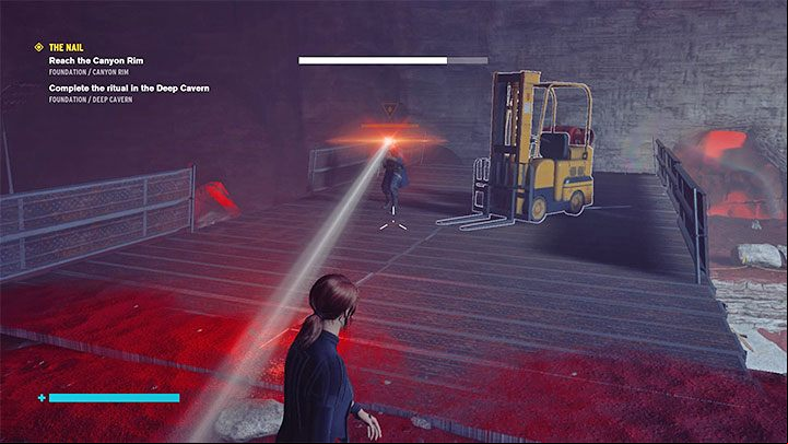 Youll reach a cavern which houses an indestructible sphere - Control: The Nail, Canyon Rim and Research Site Gamma - walkthrough - Walkthrough - Control Guide
