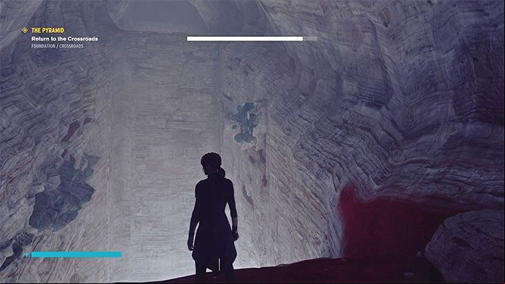 The cavern has several exits, but only one of them is a new long tunnel - Control: The Pyramid - walkthrough - Walkthrough - Control Guide