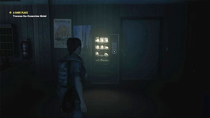 You will get to the hanging switch and you should how to behave - you have to pull the switch three times in order to move to the Oceanview Motel - Control AWE: A Dark Place walkthrough - Walkthrough - Control Guide