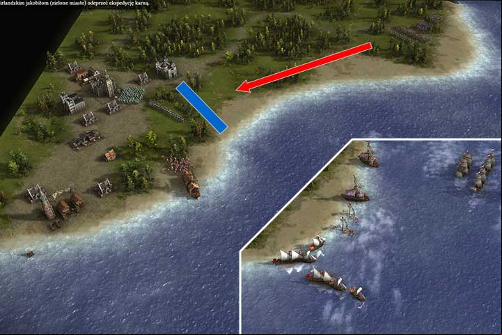 If you decide to help Ireland, a large and strong fleet will be more important - The Struggle on La Manche | Dawn of the French Fleet Campaign - Dawn of the French Fleet Campaign - Cossacks 3 Game Guide