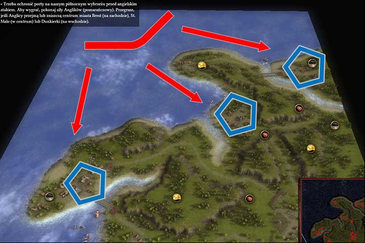 The final mission can be troublesome - Stopping the Invasion | Dawn of the French Fleet Campaign - Dawn of the French Fleet Campaign - Cossacks 3 Game Guide