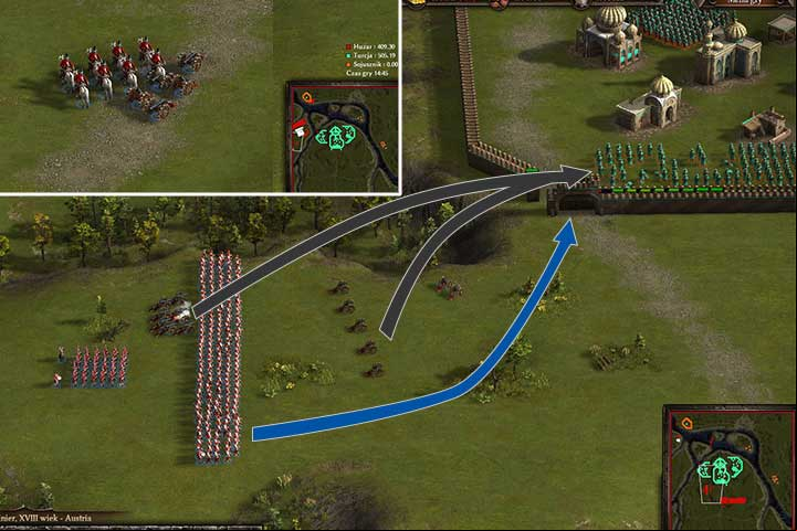 If you proceed near the road, youll find few unmanned cannons - Belgrad Must Fall | Generalissmus Campaign - Generalissmus Campaign - Cossacks 3 Game Guide
