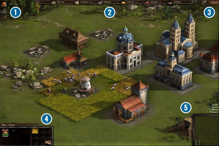 1 - Three types of information are displayed here - interface | The Basics - The Basics - Cossacks 3 Game Guide