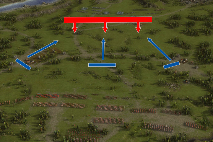 The battle takes place on the same map as a moment ago - Battle of Edgehill | Roundheads versus Cavaliers Campaign - Roundheads versus Cavaliers Campaign - Cossacks 3 Game Guide
