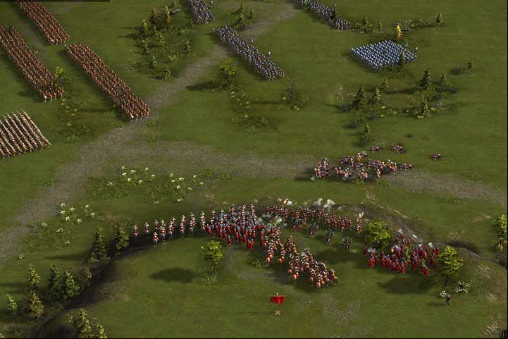Have musketeers take positions near the edge of the hill - Battle of Newburry | Roundheads versus Cavaliers Campaign - Roundheads versus Cavaliers Campaign - Cossacks 3 Game Guide