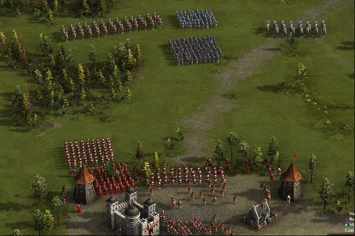 Soon enough, the computer will organize a small army and attack your outpost by the Western bridge - Creation of New Pattern Army | Roundheads versus Cavaliers Campaign - Roundheads versus Cavaliers Campaign - Cossacks 3 Game Guide