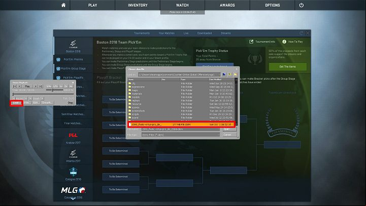 To open a demo, enter Your recorded matches - GOTV in CS GO - Gameplay - CS GO Game Guide