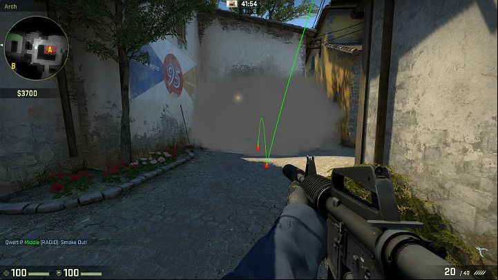 The smoke screen will cover you from all players attacking through the library - Inferno | Tournament Maps in CS GO - Tournament Maps in Counter Strike: Global Offensive - CS GO Game Guide