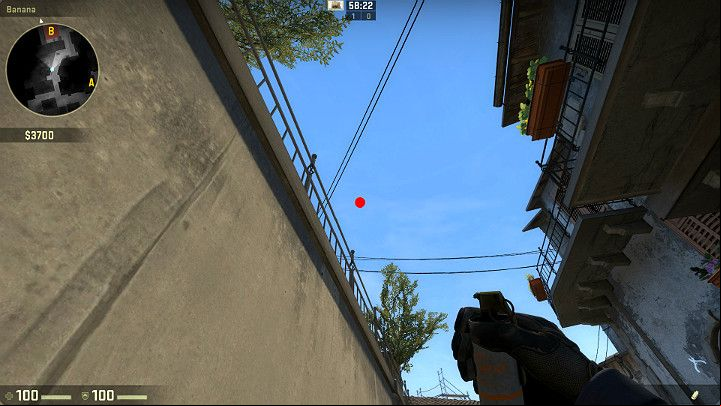 Stand in the same location but this time aim at a different spot - Inferno | Tournament Maps in CS GO - Tournament Maps in Counter Strike: Global Offensive - CS GO Game Guide