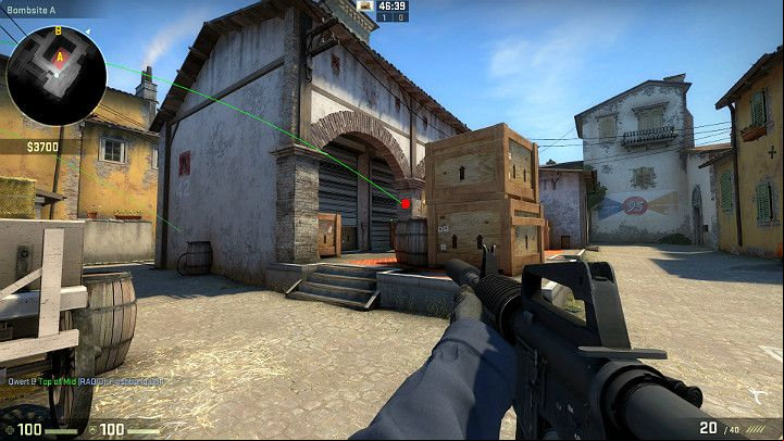 The grenade will explode in bombsite A and blind all the nearby Players, looking from the direction of the library or the balcony - Inferno | Tournament Maps in CS GO - Tournament Maps in Counter Strike: Global Offensive - CS GO Game Guide