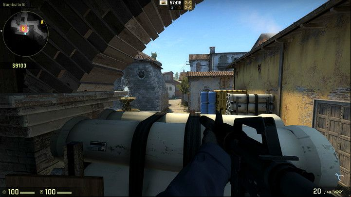 Now jump up to let him straighten up - Inferno | Tournament Maps in CS GO - Tournament Maps in Counter Strike: Global Offensive - CS GO Game Guide