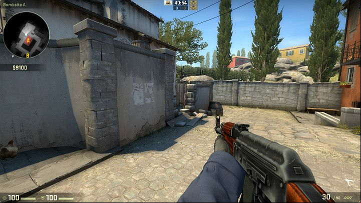 Another place worth checking is the lower terrain behind the wall - Inferno | Tournament Maps in CS GO - Tournament Maps in Counter Strike: Global Offensive - CS GO Game Guide