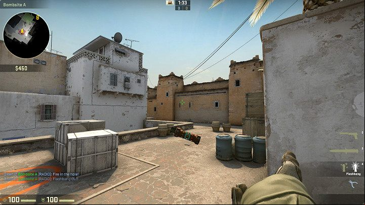 You can throw grenades at 3 distances - Grenades | Weapon list in CS GO - Weapon List - CS GO Game Guide