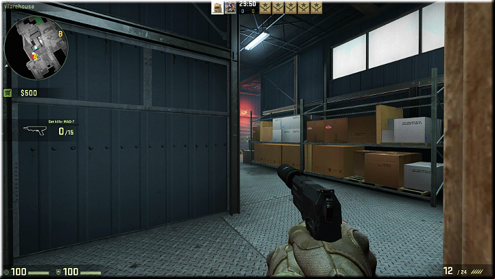 The corridor shown in the above screenshot is often used by the opponents - Mission 8 - Black Gold - Rigged - Missions - CS GO Game Guide