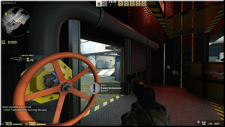 While in the main room, you can keep an eye on 3 entrances - Mission 8 - Black Gold - Rigged - Missions - CS GO Game Guide