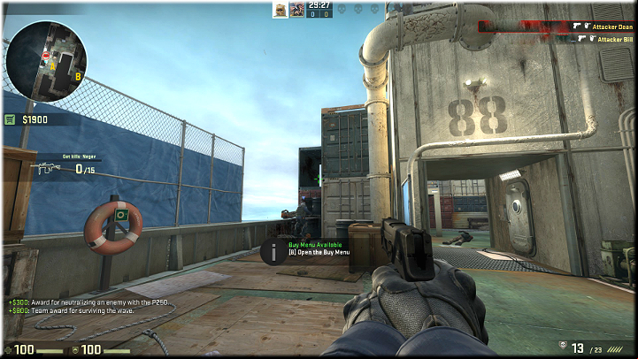 On the left, there is the abovementioned age across the container - Mission 11 - Shipped - Manifest Destiny - Missions - CS GO Game Guide