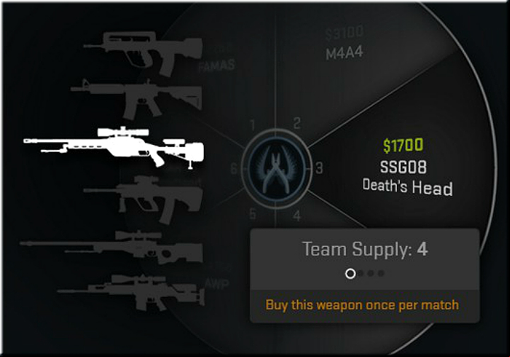 This is a mode, in which teams of five play for a maximum of 30 rounds including a side swap - Weapon Expert Mode in CS: GO - New modes - CS GO Game Guide