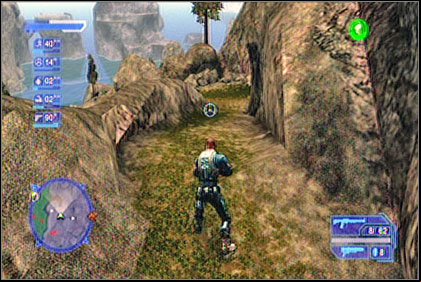 Once you'll run to the forested terrain, dodge between the trees and get to the building placed right in front of the lighthouse - Ramon Gonzales - Los Muertos - Crackdown - Game Guide and Walkthrough