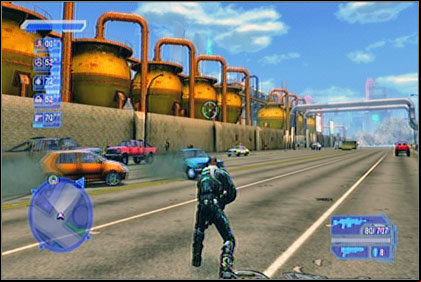 The northern side of the refinery is less protected, so we suggest that you use it to get inside. - Siergei