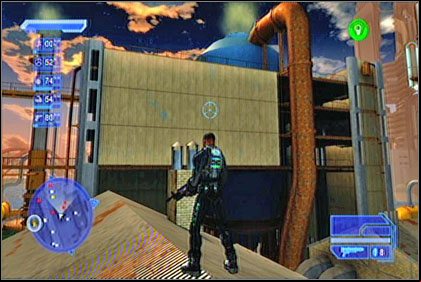 First destroy the valve on the building where you're standing now - Siergei