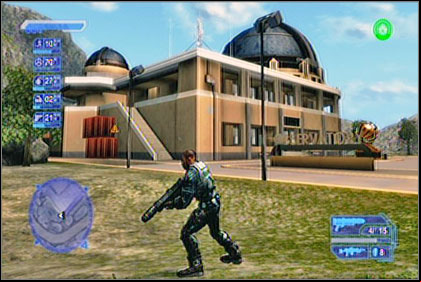 Jumping from one rock to another, get to the top - Olga Romanova - Volk - Crackdown - Game Guide and Walkthrough