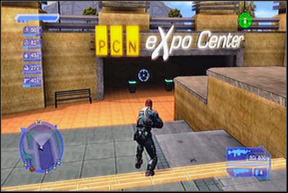 By our calculations, the best way is to jump onto terrace around the dome - Thadeous Oakley - Shai-Gen - Crackdown - Game Guide and Walkthrough