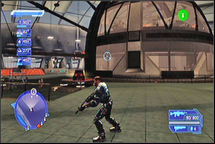 Before you deal with him, kill his bodyguards - Thadeous Oakley - Shai-Gen - Crackdown - Game Guide and Walkthrough
