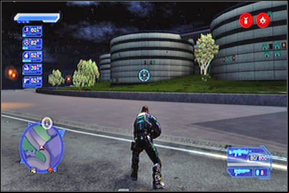 Jump down the dome toward the entrance - Dr Baltazar Czernenko - Shai-Gen - Crackdown - Game Guide and Walkthrough