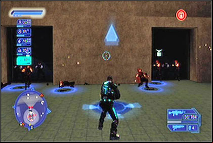 You'll get to the room with few circles on the walls - Colonel Axton Cowell - Shai-Gen - Crackdown - Game Guide and Walkthrough