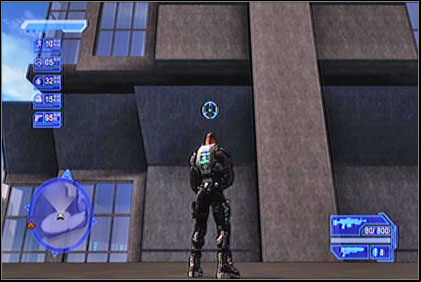 Once you're inside, head up eliminating running up guards along the way - Zuang Lun Wang - Shai-Gen - Crackdown - Game Guide and Walkthrough