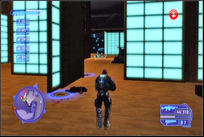 You will reach the roof, where Wang made a little garden - Zuang Lun Wang - Shai-Gen - Crackdown - Game Guide and Walkthrough