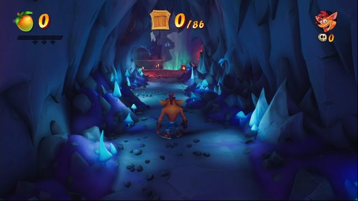 You can get 86 boxes in the N - Crash 4: N.Sanity Peak walkthrough - N.Sanity Islad, Present Day - Crash 4 Guide, Walkthrough