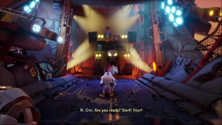 It's time for the familiar part - the escape - Crash 4: Truck Stopped walkthrough - The Hazardous Wasted, 2084 - Crash 4 Guide, Walkthrough