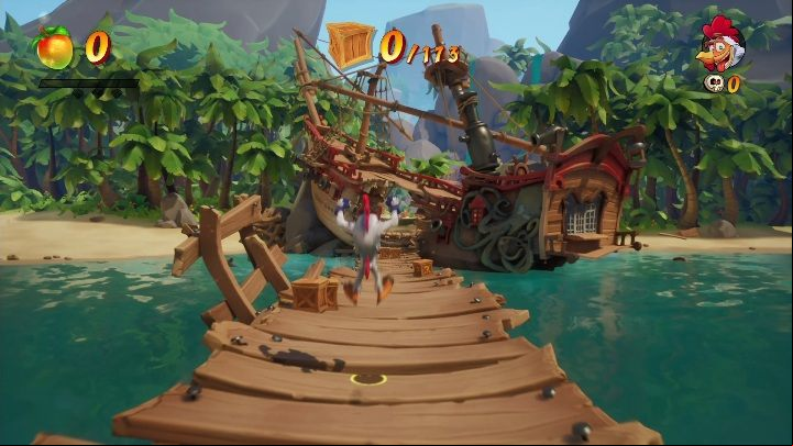 There are 173 boxes on Booty Calls - Crash 4: Booty Calls walkthrough - Salty Wharf, 1717 - Crash 4 Guide, Walkthrough