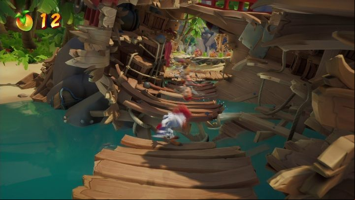 Let's start with something simple - Crash 4: Booty Calls walkthrough - Salty Wharf, 1717 - Crash 4 Guide, Walkthrough